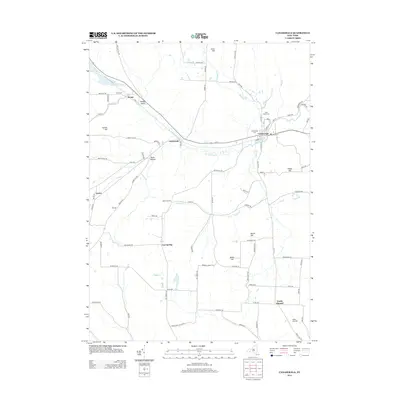 2013 Map of Canaseraga, 2013 Print