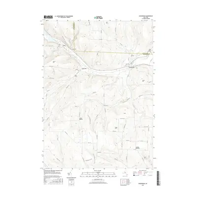 2016 Map of Canaseraga, 2016 Print