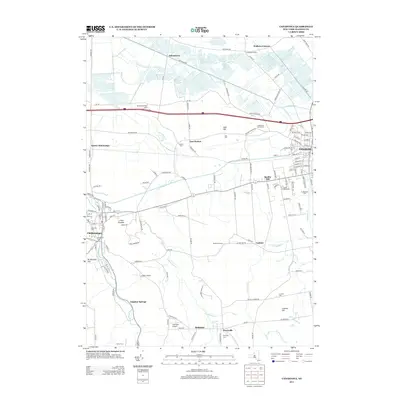 2013 Map of Canastota, 2013 Print