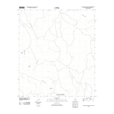 2010 Map of Candilla Canyon East, 2010 Print