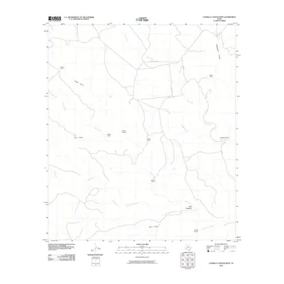 2010 Map of Candilla Canyon West, 2010 Print