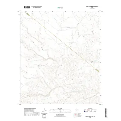 2019 Map of Candilla Canyon West, 2019 Print