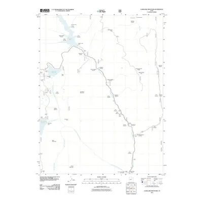 2011 Map of Candland Mountain, 2011 Print