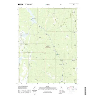 2020 Map of Candland Mountain, 2020 Print