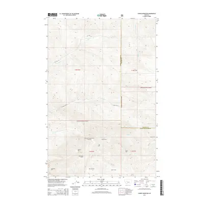2014 Map of Candle Mountain, 2014 Print