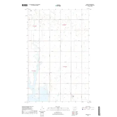 2017 Map of Cando NE, 2017 Print