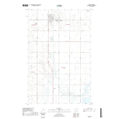 2017 Map of Cando, 2017 Print