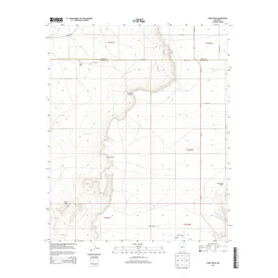 2013 Map of Candy Mesa, 2013 Print