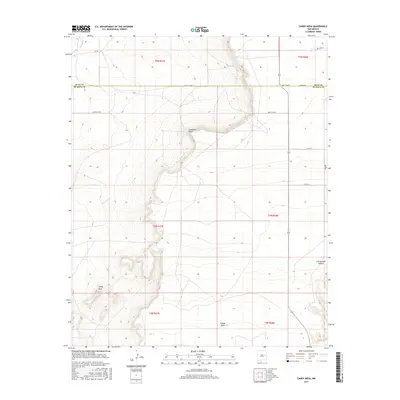 2017 Map of Candy Mesa, 2017 Print