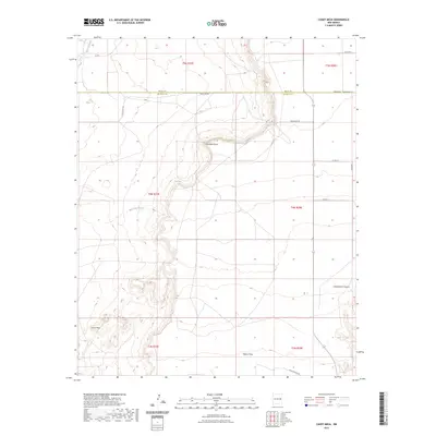2023 Map of Candy Mesa, 2023 Print