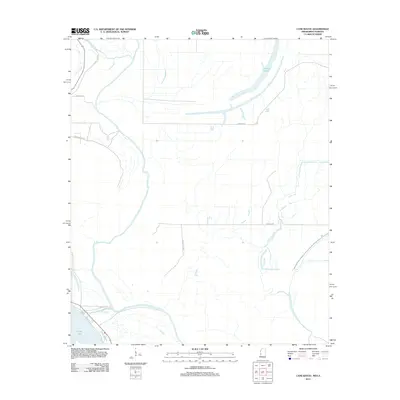 2012 Map of Cane Bayou, 2012 Print