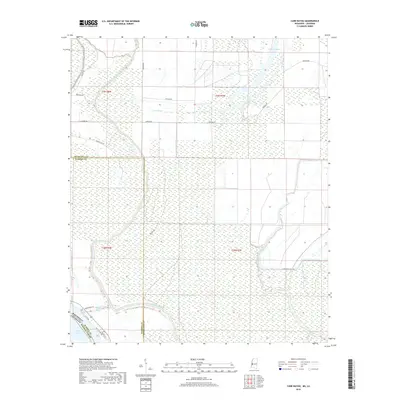 2018 Map of Cane Bayou, 2018 Print