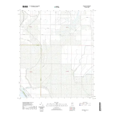 2020 Map of Cane Bayou, 2020 Print