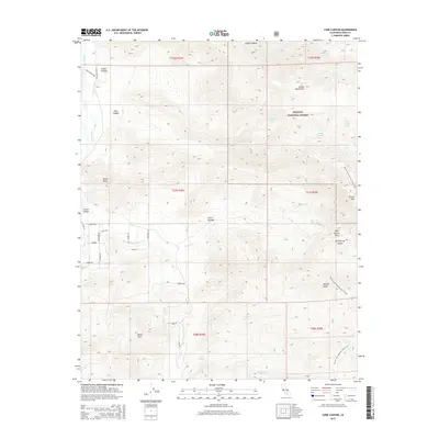 2015 Map of Cane Canyon, 2015 Print