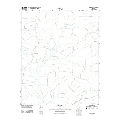 2011 Map of Cane Creek, 2011 Print