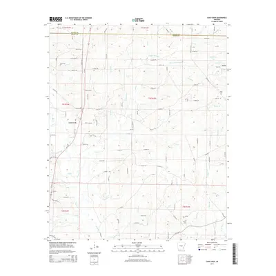 2014 Map of Cane Creek, 2014 Print