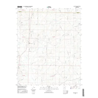 2017 Map of Cane Creek, 2017 Print