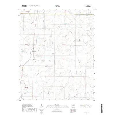 2020 Map of Cane Creek, 2020 Print