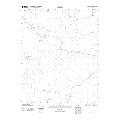 2010 Map of Cane Hollow, 2010 Print