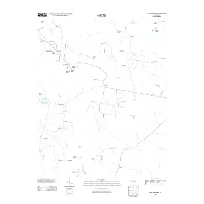 2013 Map of Cane Hollow, 2013 Print
