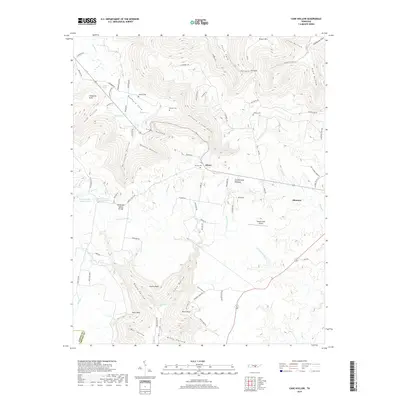 2019 Map of Cane Hollow, 2019 Print