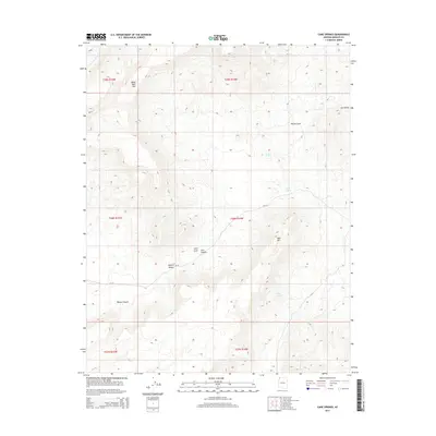 2014 Map of Cane Springs, 2014 Print