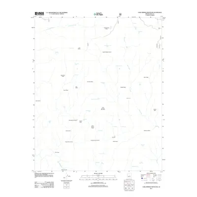 2011 Map of Cane Springs Mountain, 2011 Print