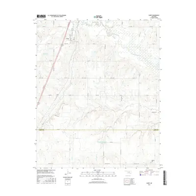 2016 Map of Caney, 2016 Print