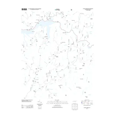 2013 Map of Caney Creek, 2013 Print