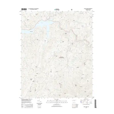 2016 Map of Caney Creek, 2016 Print