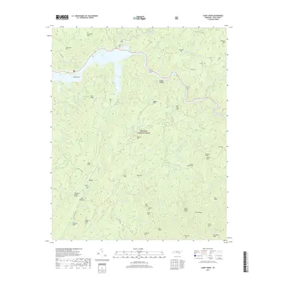 2019 Map of Caney Creek, 2019 Print