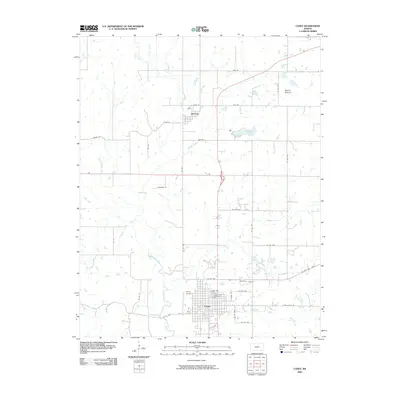 2009 Map of Caney, 2009 Print