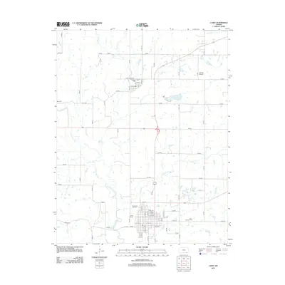 2012 Map of Caney, 2012 Print