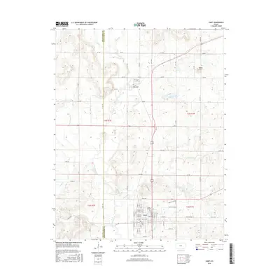 2016 Map of Caney, 2016 Print