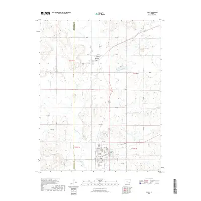 2018 Map of Caney, 2018 Print