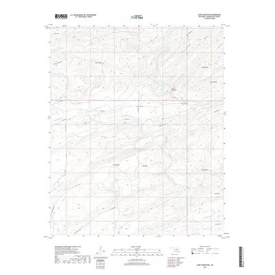 2019 Map of Caney Mountain, 2019 Print