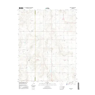 2016 Map of Caney NW, 2016 Print