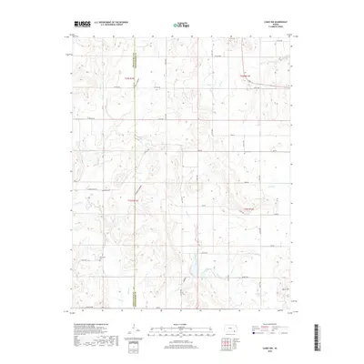 2018 Map of Caney NW, 2018 Print