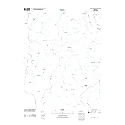 2013 Map of Caney Ridge, 2013 Print