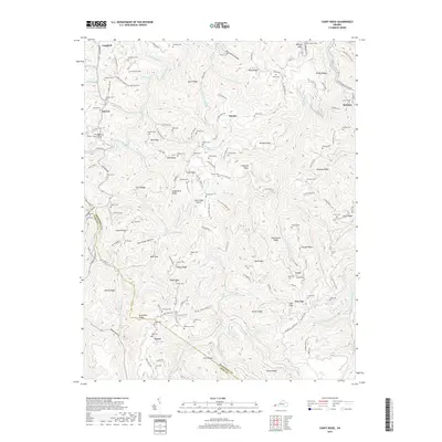 2019 Map of Caney Ridge, 2019 Print