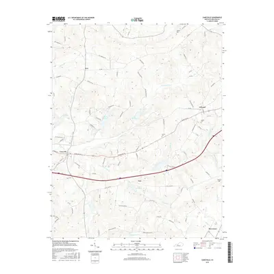 2016 Map of Caneyville, 2016 Print