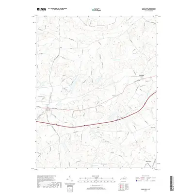 2019 Map of Caneyville, 2019 Print