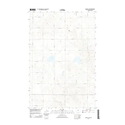 2014 Map of Canfield Lake, 2014 Print