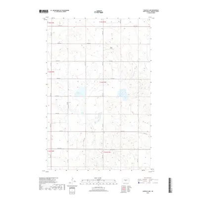 2018 Map of Canfield Lake, 2018 Print