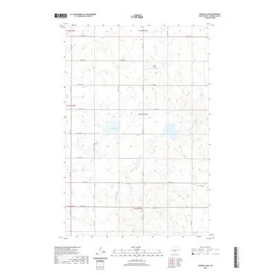 2020 Map of Canfield Lake, 2020 Print