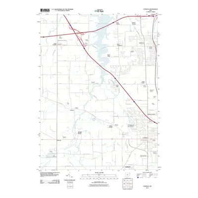 2010 Map of Canfield, 2010 Print