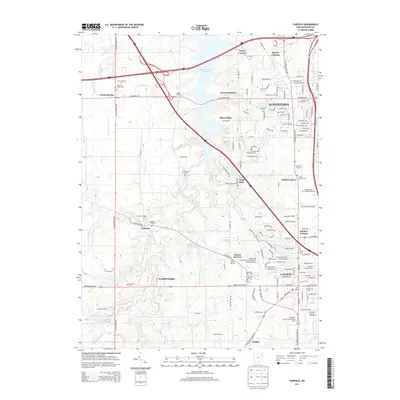 2013 Map of Canfield, 2013 Print