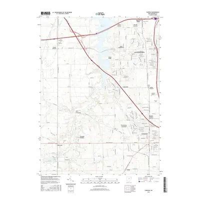 2016 Map of Canfield, 2016 Print