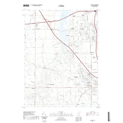 2019 Map of Canfield, 2019 Print
