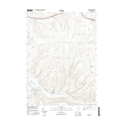2016 Map of Canisteo, 2016 Print